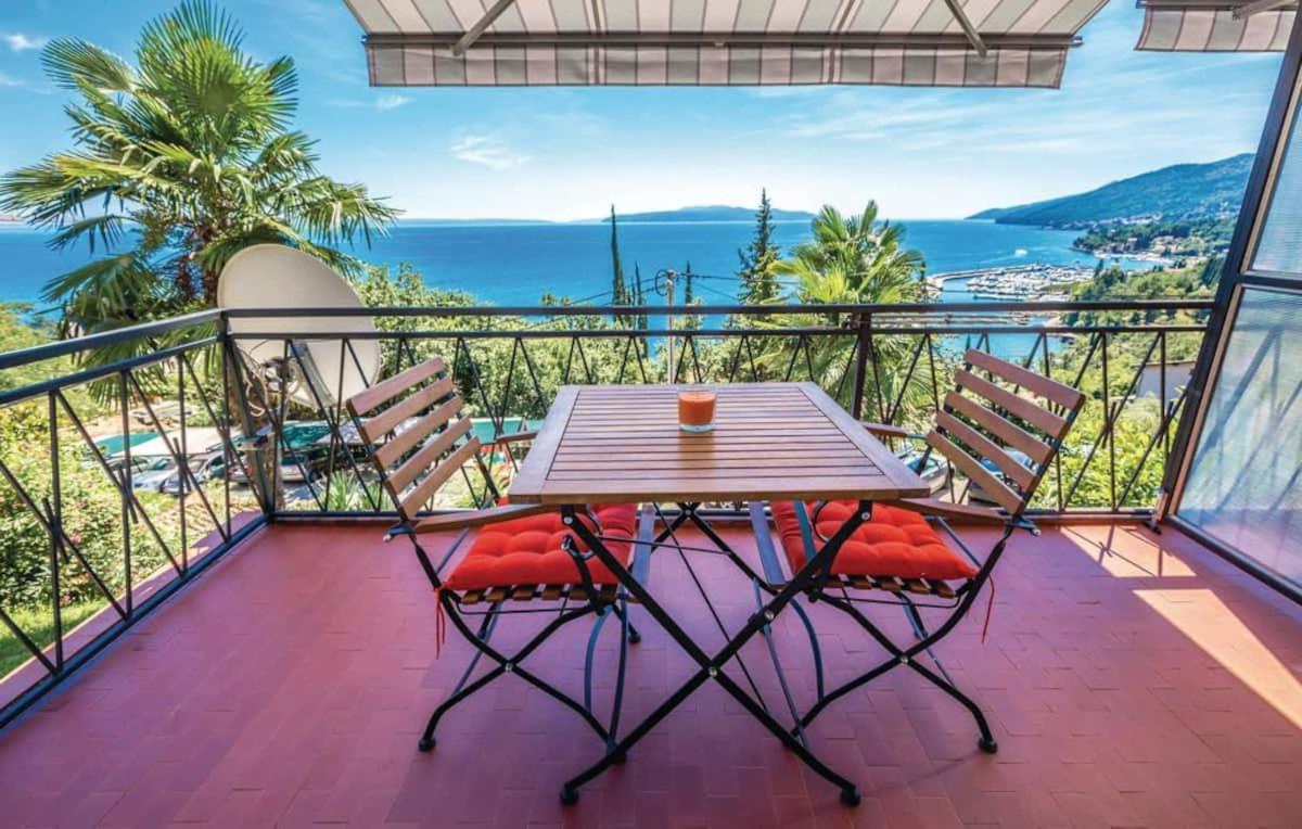 奥帕提亚Breathtaking Sea View App For 2+1, Bbq ......公寓 外观 照片