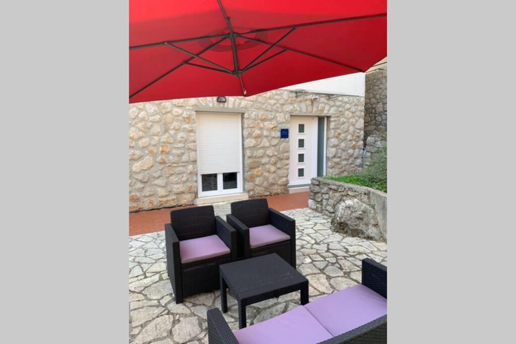 奥帕提亚Breathtaking Sea View App For 2+1, Bbq ......公寓 外观 照片