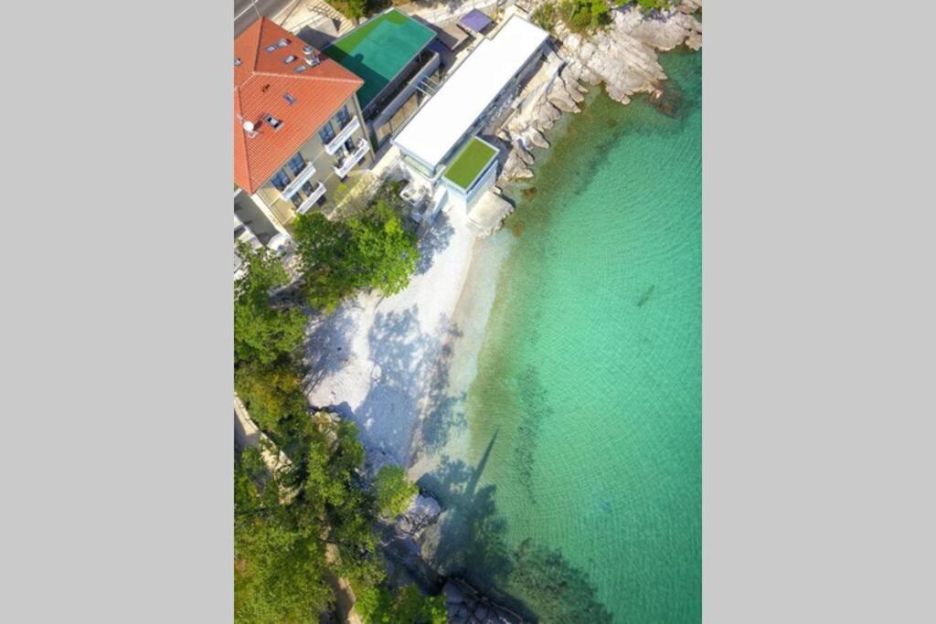 奥帕提亚Breathtaking Sea View App For 2+1, Bbq ......公寓 外观 照片