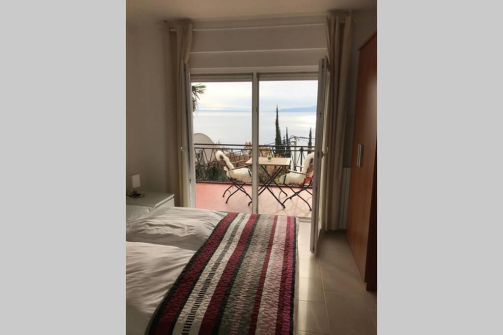 奥帕提亚Breathtaking Sea View App For 2+1, Bbq ......公寓 外观 照片